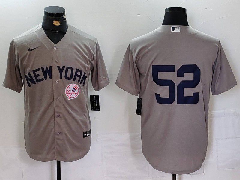Men New York Yankees #52 No Name Nike Game 2024 MLB Jersey style 7242->minnesota vikings->NFL Jersey